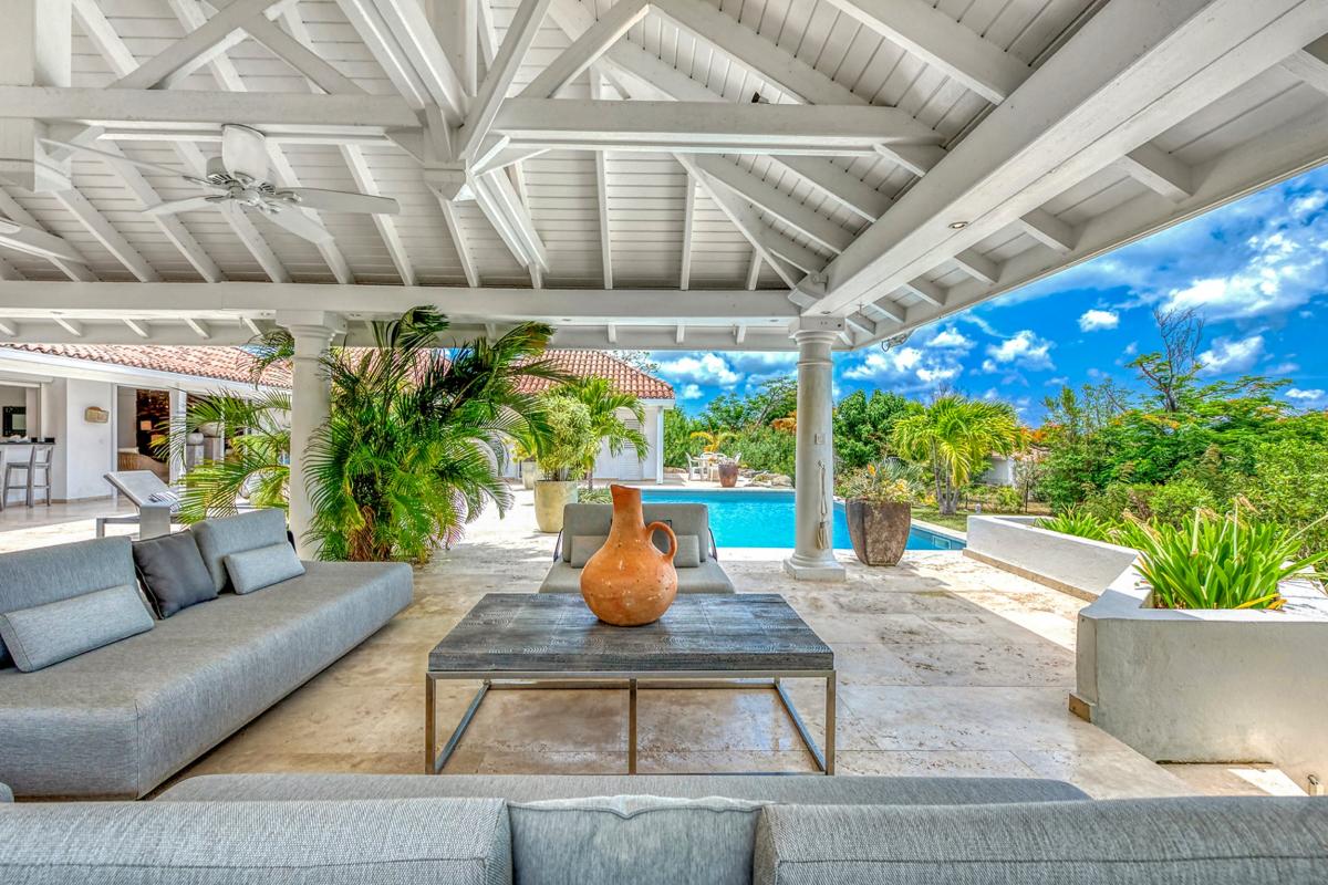 St Martin luxury Villa - Outdoor seating